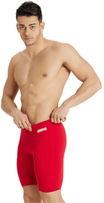 Team Swim Jammer Solid-450-Rouge/Blanc-1