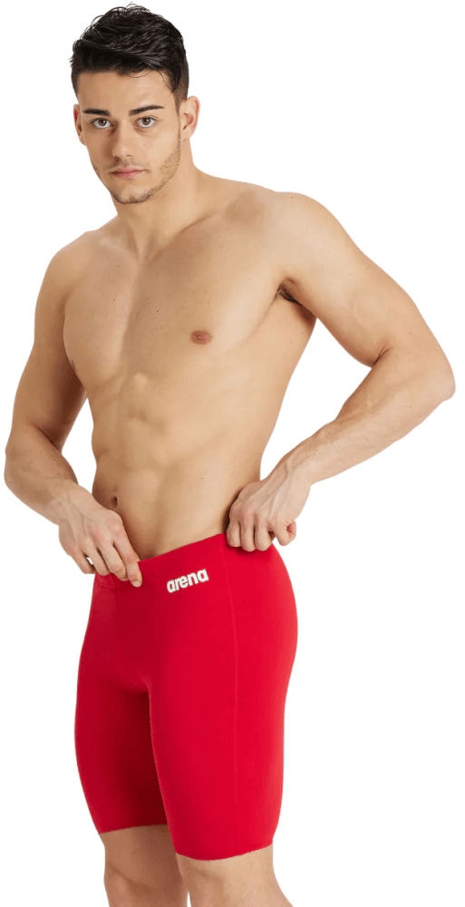 Team Swim Jammer Solid-450-Rouge/Blanc-1