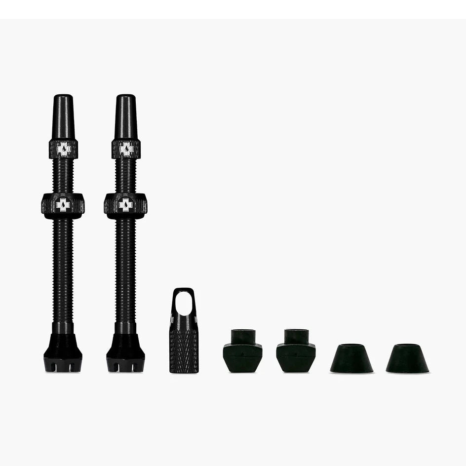 Valve Tubeless, Presta, 44mm, Noir-1