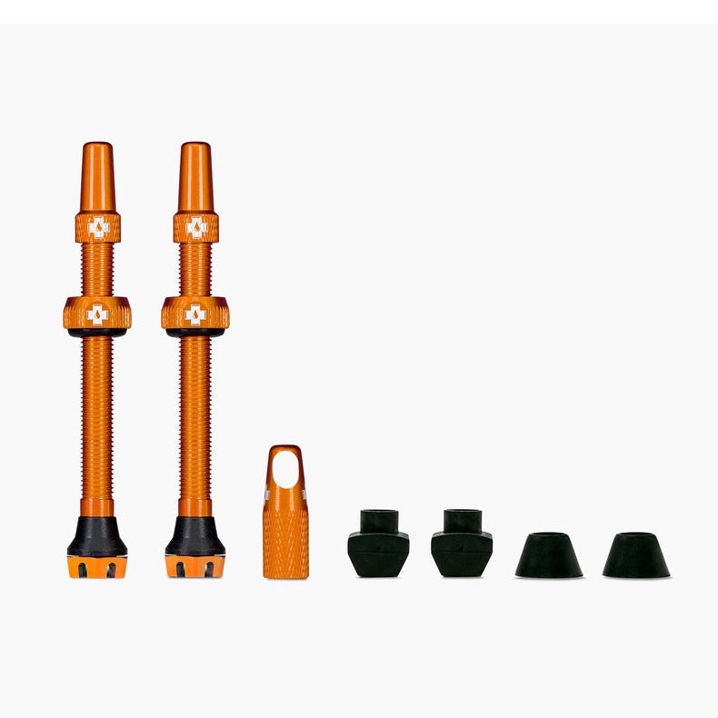 V2, Valve Tubeless, Presta, 44mm, Orange-1