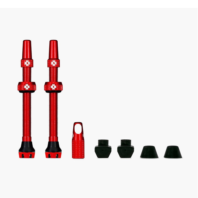 V2, Valve Tubeless, Presta, 44mm, Rouge-1