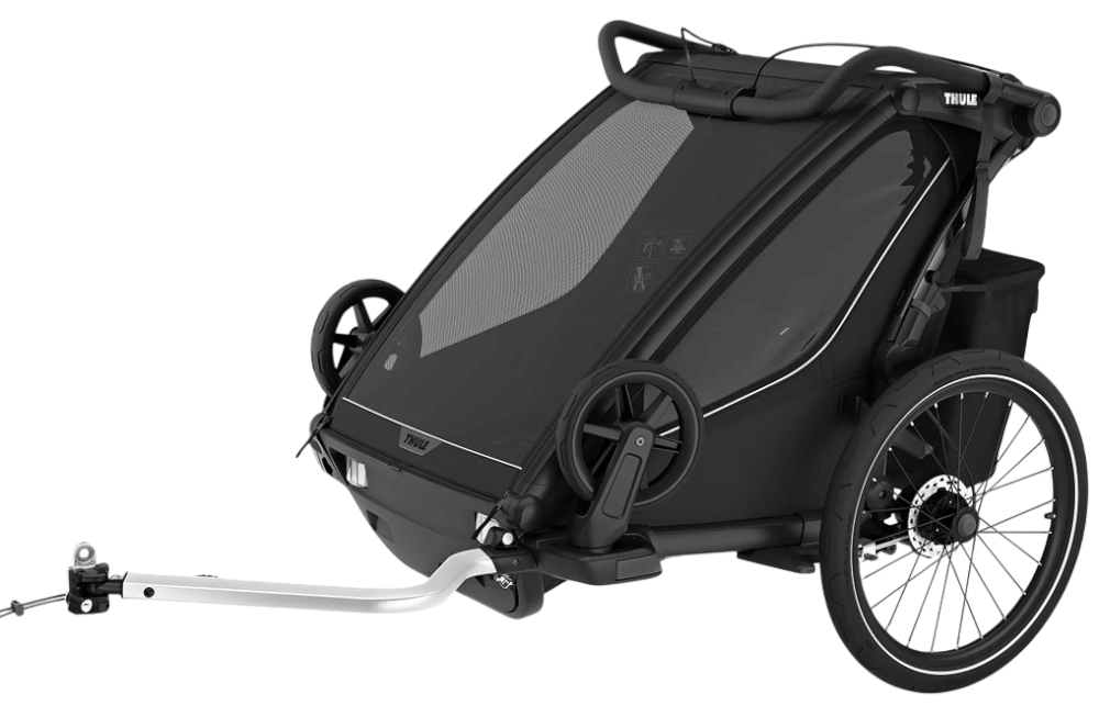 Poussette et Remorque Chariot Sport 2 Double Noir ENFANT-6