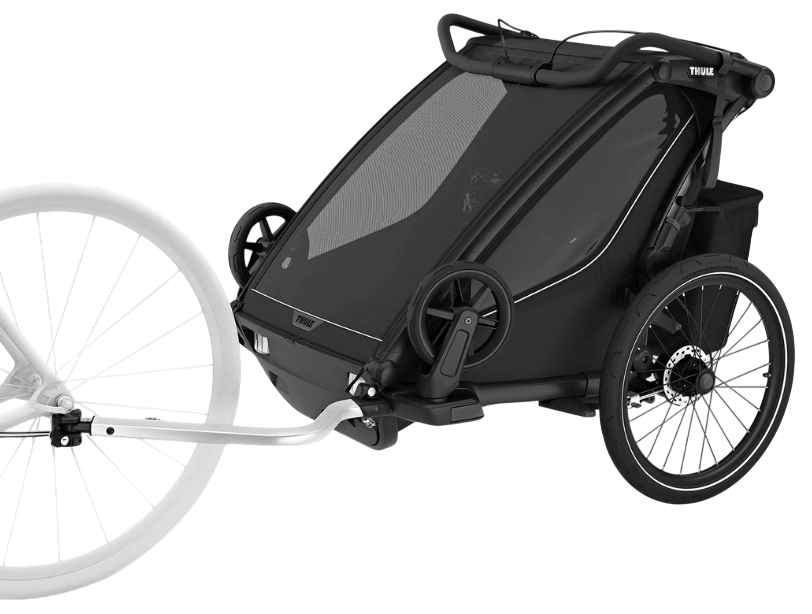Poussette et Remorque Chariot Sport 2 Double Noir ENFANT-5