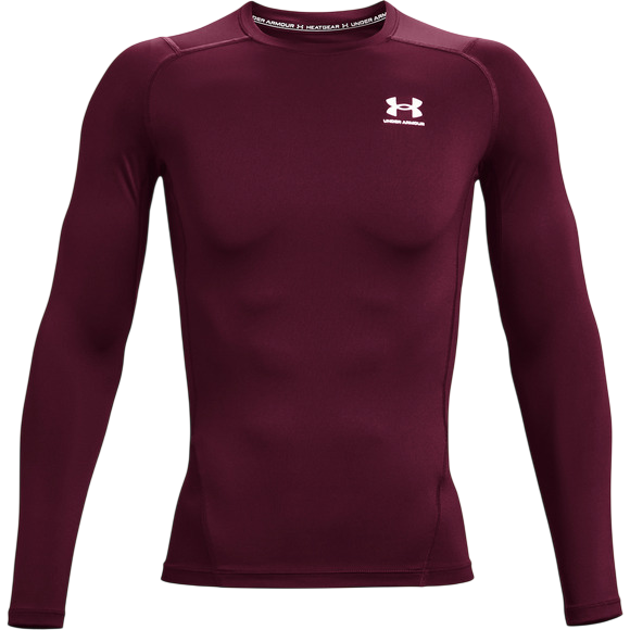 Heatgear Armour-609-Maroon/Blanc-1