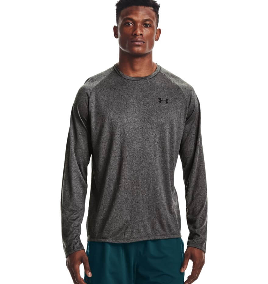 UA Tech-090-Carbon Heather/B-1