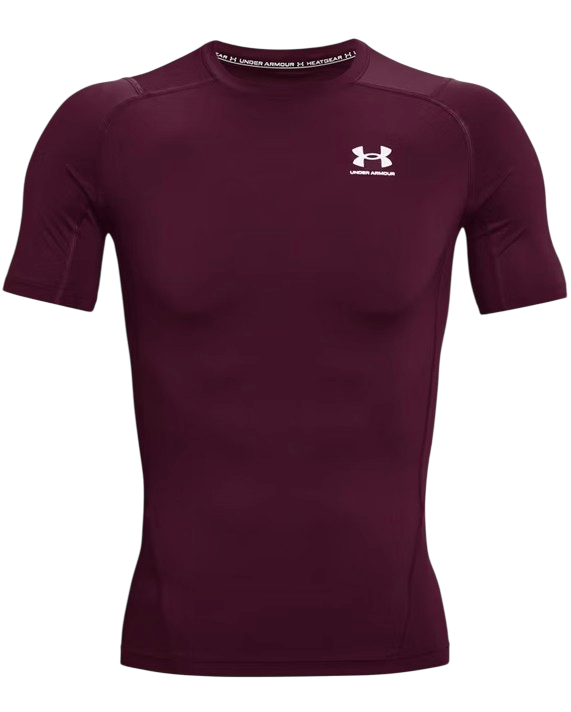 Heatgear Armour-609-Maroon/Blanc-1