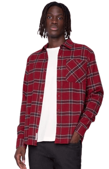 LS Flanel Plaid Shirt-3