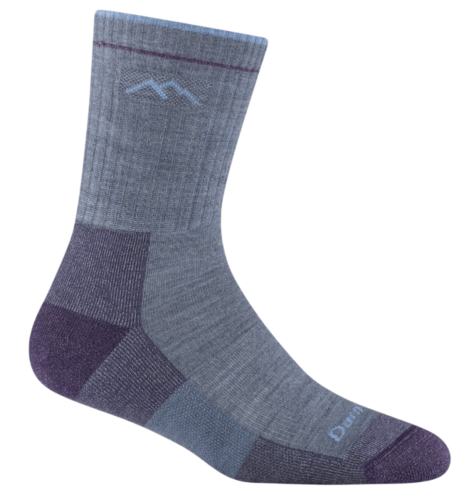 Hiker Micro Crew Midweight W/Cushion-Light Denim-1