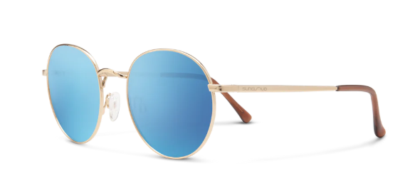 Bridge City Gold Polarized Aqua Mirror-1