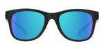 Leeway Matte Black Polarized Blue Mirror-2