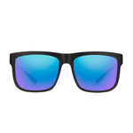 Quiver Matte Black Polarized Blue Mirror-2