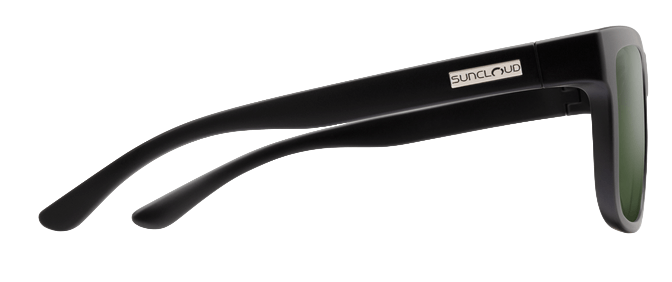 Quiver Matte Black Polarized Gray Green-9