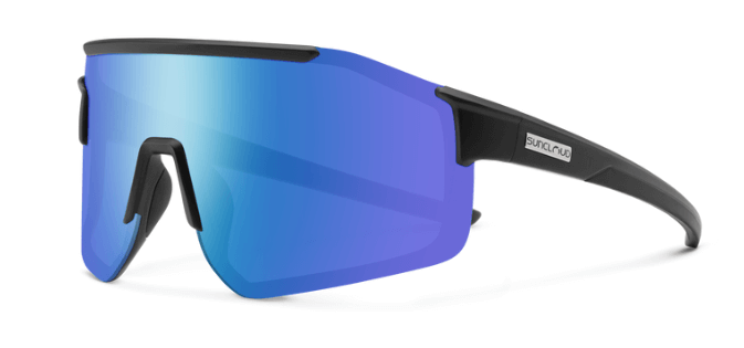 Domain Matte Black | Polarized Blue Mirr-1