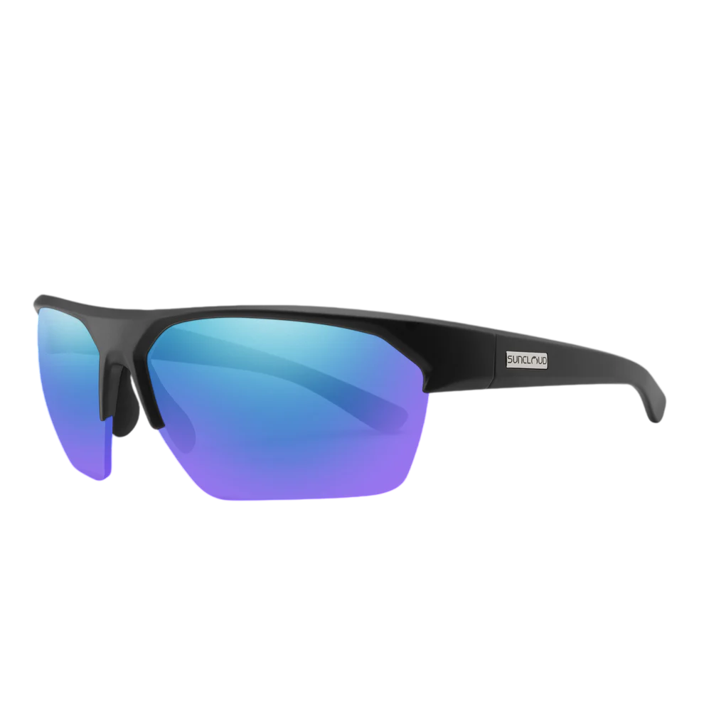 Rival Matte Black | Polarized Blue Mirro-1