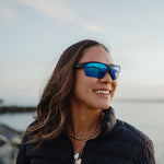 Rival Matte Black | Polarized Blue Mirro-4