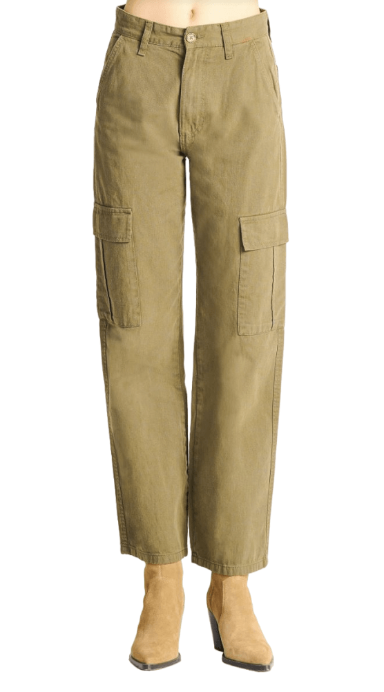 High Rise Straight LEG Cargo-1