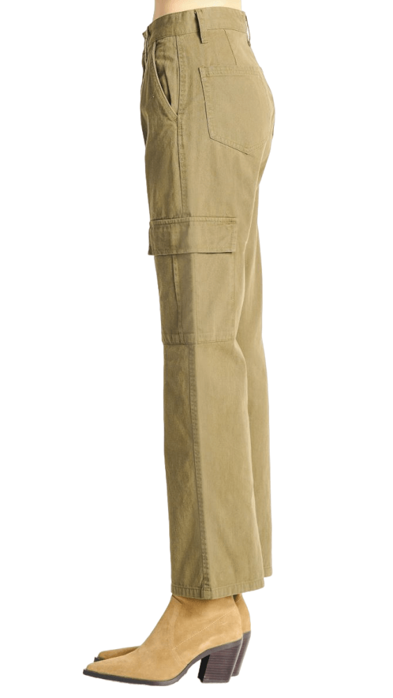 High Rise Straight LEG Cargo-6
