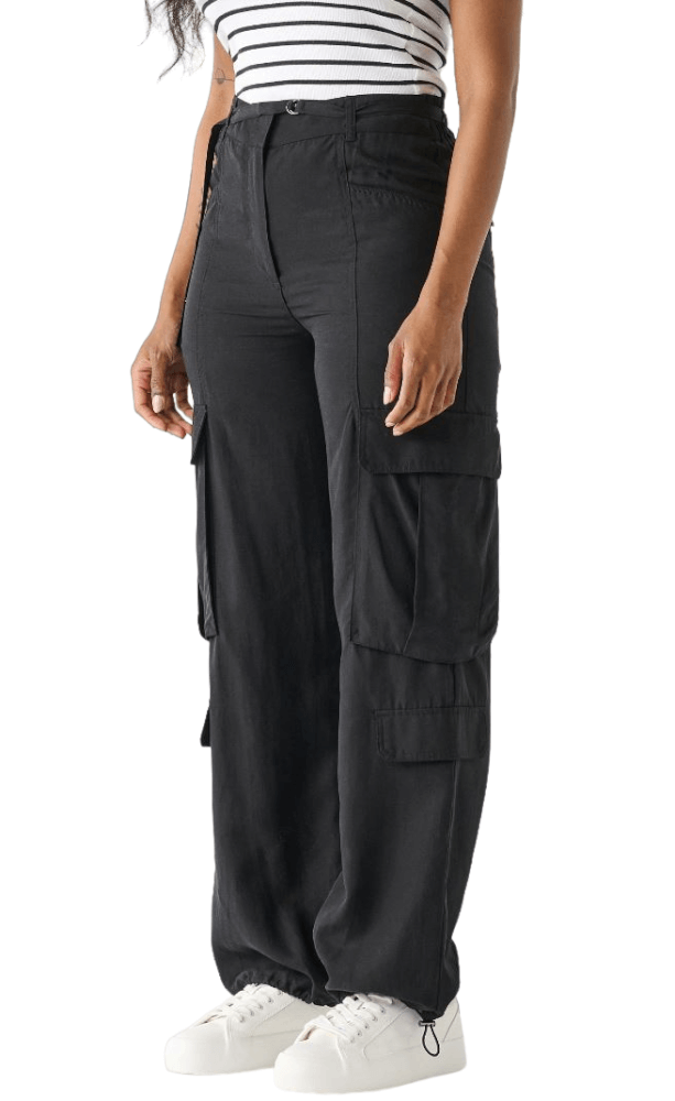 High Waist Parachute Cargo-5
