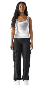 High Waist Parachute Cargo-4