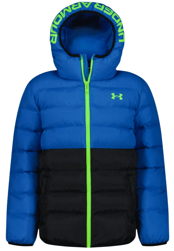 Pronto Colorblock Puffer-476-Blue Atlantis-1
