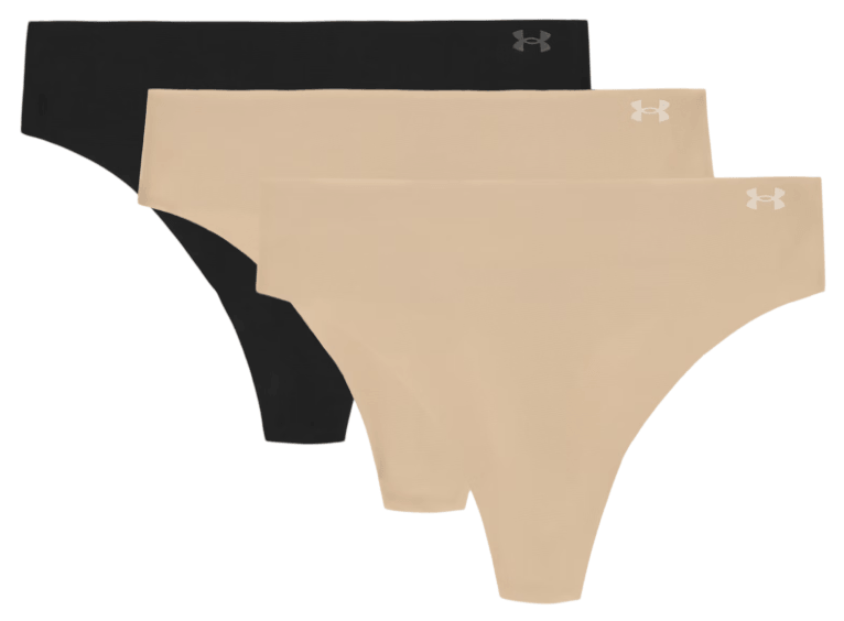 Pure Stretch NO Show Thong -Solid 3PK-13
