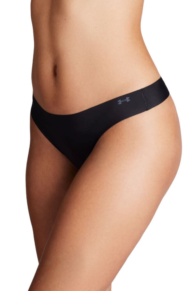 Pure Stretch NO Show Thong -Solid 3PK-18