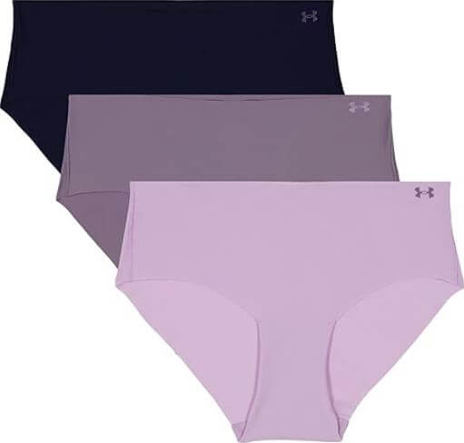 Pure Stretch NO Show Hipster-Solid 3PK-5