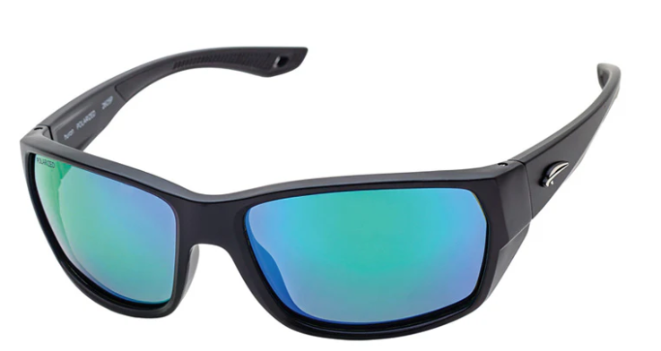 Huron-Matte BLK/Green Revo-1