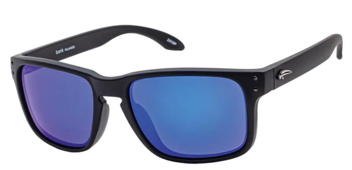 Bank-Matte Black/Blue REV-1