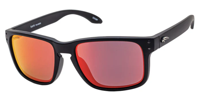 Bank-Matte Black/RED Revo-1