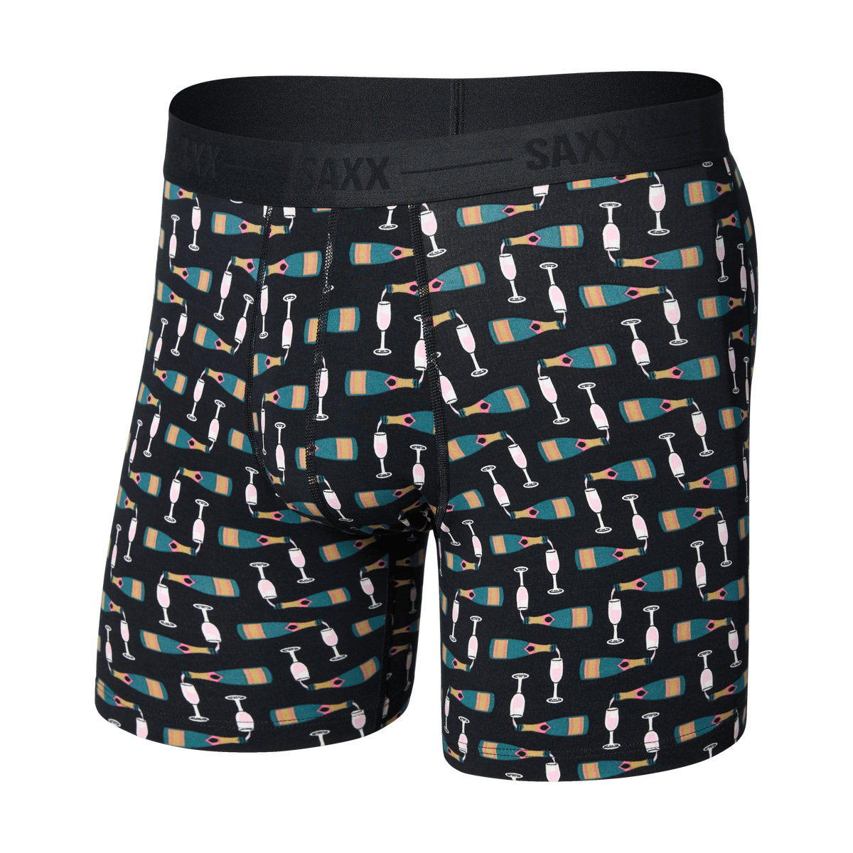 Smooth Luxe Micro Modal Boxer Ajusté-FTS-Fizz The Season-Noir-1