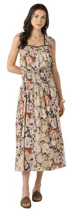 Smocked Waist Midi-10