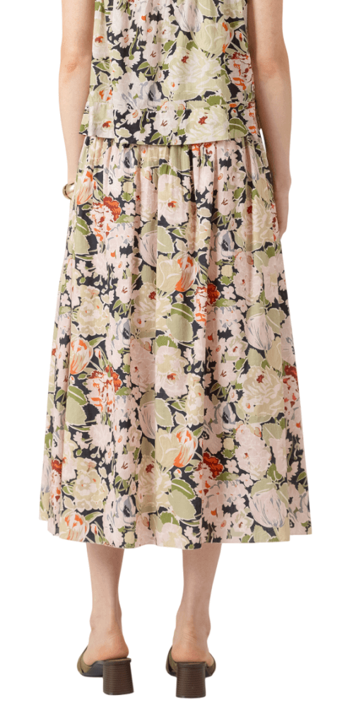 Smocked Waist Midi-11
