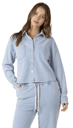 Cropped Knit Overshirt-5