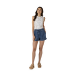 Lace Cutout Button Front-1