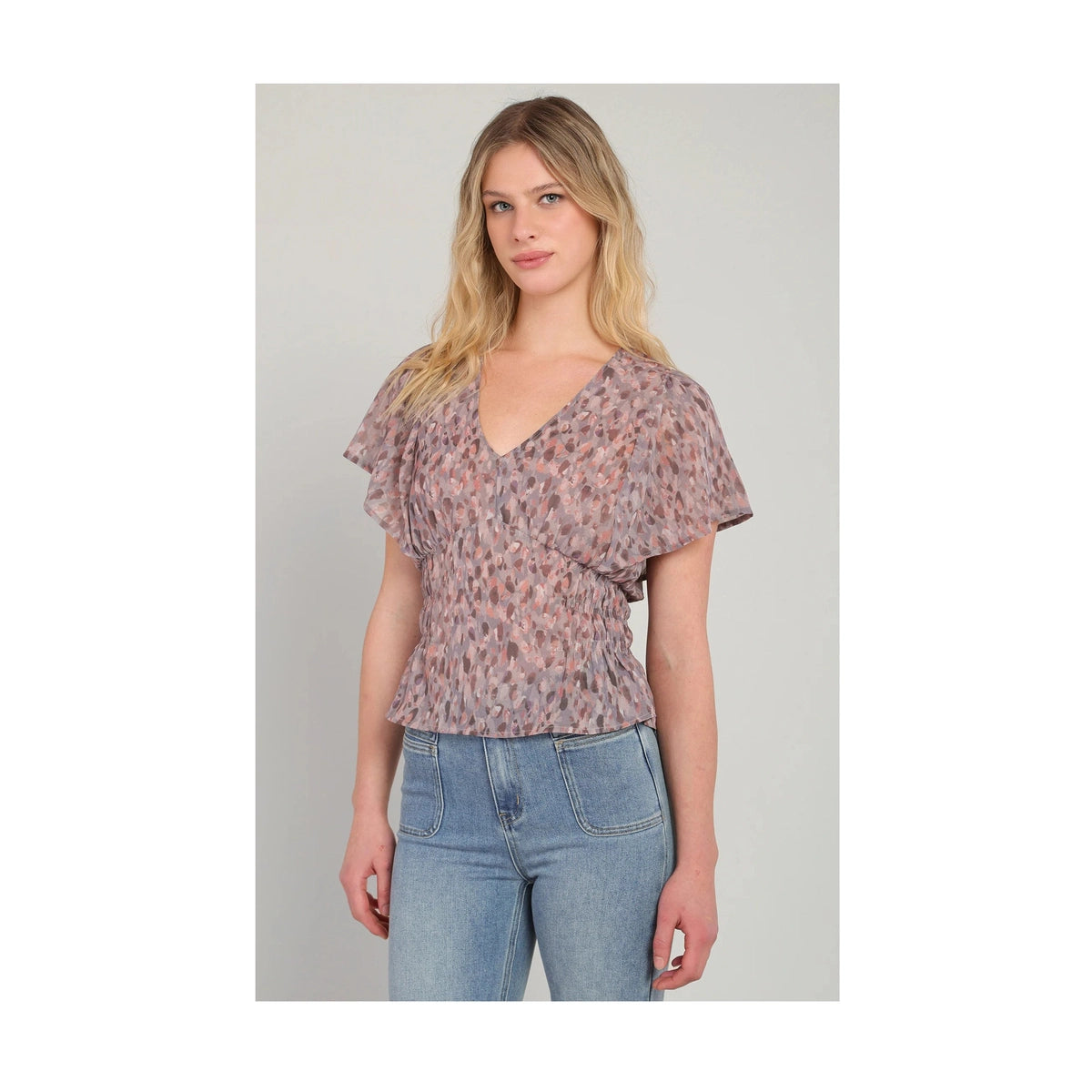 T-Shirt Smoking Waist Top Femme