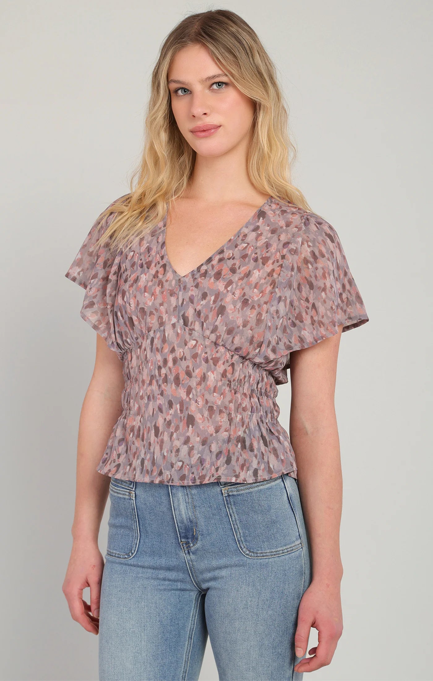 Women's Smoking Waist Top T-SHIRT