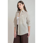 Oversized Textured Shirt-1