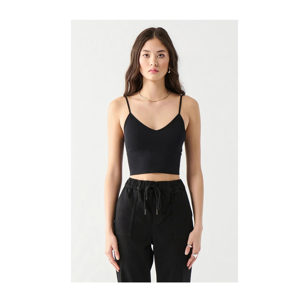 Seamless Bra Top-19273-Black-1