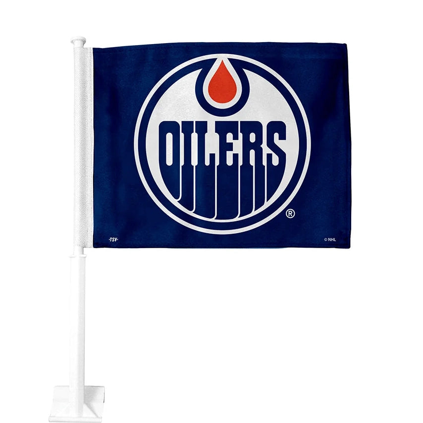 Drapeau d'Auto 2 Côtés Oilers-1