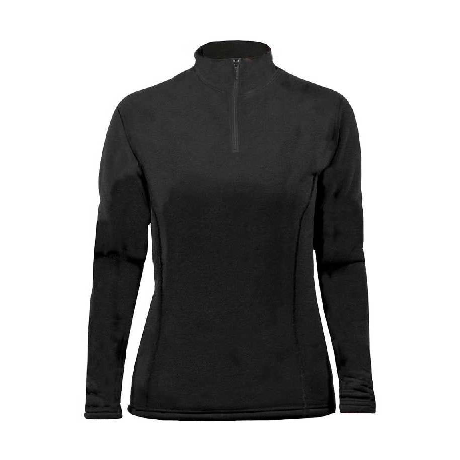 Chandail 1/2 ZIP-Noir-1