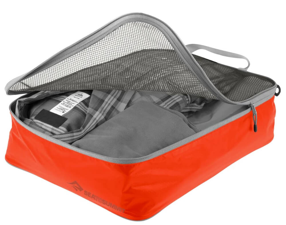 Garment Mesh BAG M-23-Spicy Orange-1