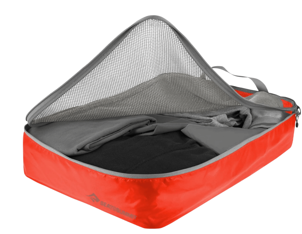 Garment Mesh BAG L-23-Spicy Orange-1