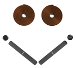GEL Cork Handlebar Tape Set, Brown-6
