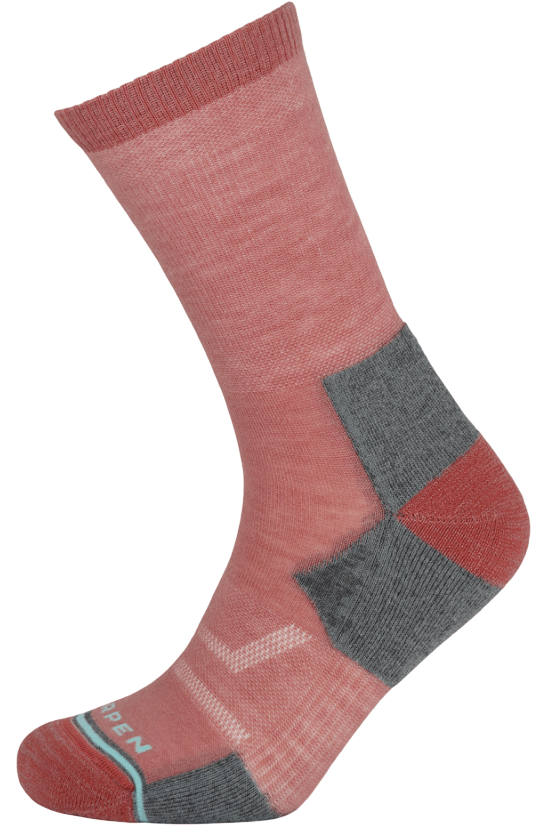 Mhlcw Merino Hike Light Crew-8878-Washed Bordeaux-1
