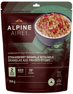 Strawberry Granola With Milk-2