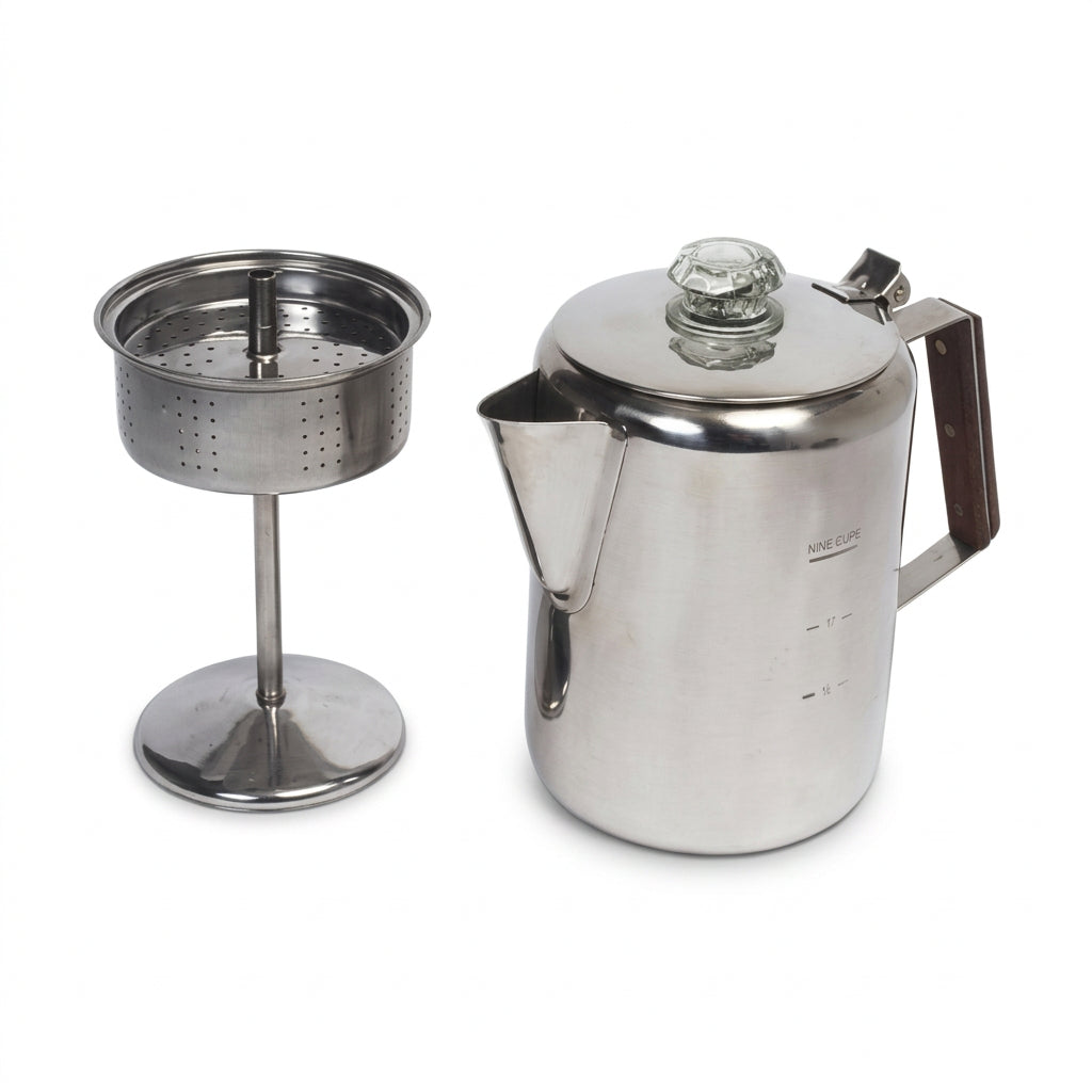 Stainless Coffee Perc 9 CUP-1