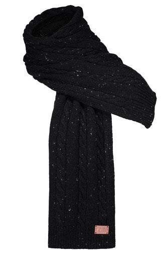 Foulard-Tricot Acry.-Noir-1