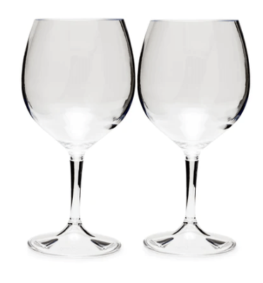 Nesting RED Wine Glass SET-2