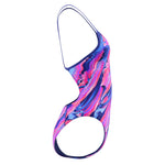 Maillot de Bain d'Entraînement FL Printed Turnback Femme